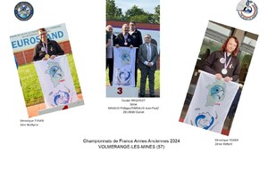 Championnats de France AA 2024 Médailles pour Sancoins